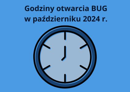 BUG w październiku 2024 r.