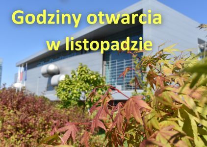 Godziny otwarcia BUG w listopadzie 