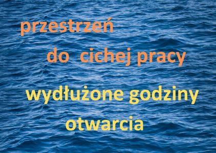 nowe przestrzenie do cichej pracy w BUG  