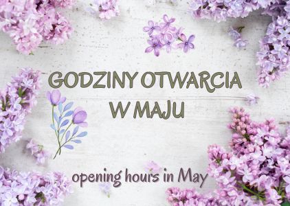 Godziny otwarcia BUG w maju