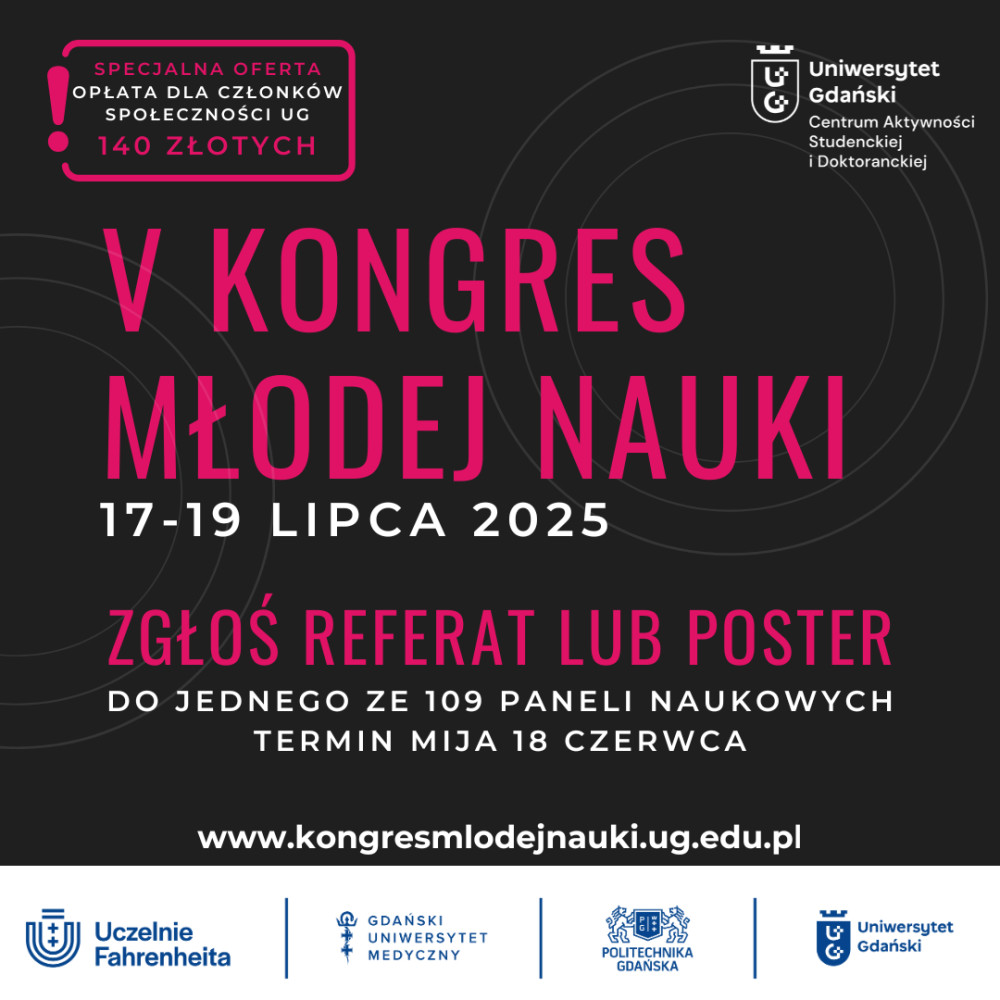 V Kongres Młodej Nauki - zgłoszenia do 18 czerwca