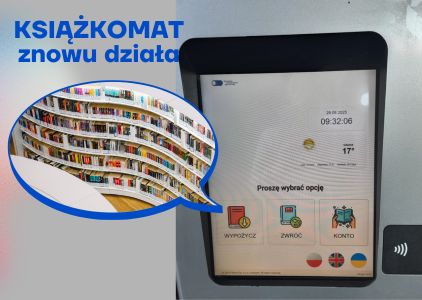 Książkomat w Bibliotece Głównej