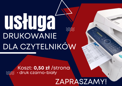 Usługa drukowania dla Czytelników