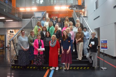 Zdjęcie zbiorowe gości z Litwy z Kaunas University of Technology.