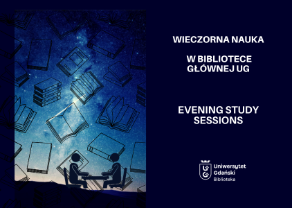 Wieczorna nauka w Bibliotece Głównej UG 