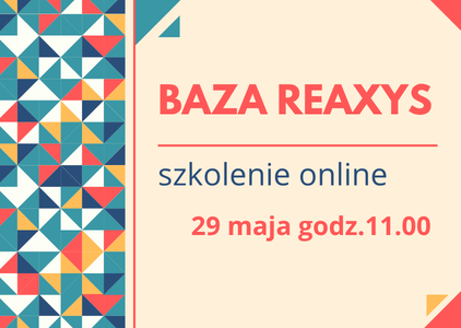 Szkolenie online z bazy Reaxys