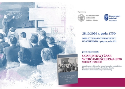 Historia szkolnictwa wyższego w Trójmieście - promocja książki w Bibliotece Uniwersytetu Gdańskiego