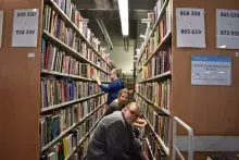 Stażyści w Bibliotece Głównej UG 