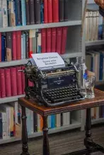 wizyta Brigitte Giraud w Bibliotece Neofilologicznej