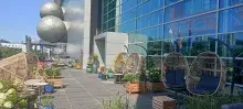 "Zielona Przystań" została wyposażona w meble ogrodowe