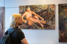 Tryptyk: Eros | Tanatos | Logos. Relacja z wernisażu wystawy i performance'u o cielesności 