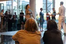 Tryptyk: Eros | Tanatos | Logos. Relacja z wernisażu wystawy i performance'u o cielesności 
