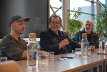 "Jerzy Szyłak - świat w obrazie". Relacja z wernisażu wystawy komiksów. 