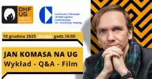 Plakat: Jan Komasa na UG