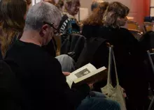 Spotkanie autorskie z dr Katarzyną Warską wokół książki Bruno Schulz idzie do szkoły. Fot. Bartłomiej Jętczak