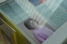 Marie-Hélène Lafon z wizytą w Bibliotece Uniwersytetu Gdańskiego. Fot. Aleksandra Wajs