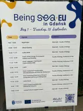 plakat konferencji Being SEA-EU