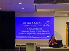 Uczestniczka konferencji Being SEA-EU
