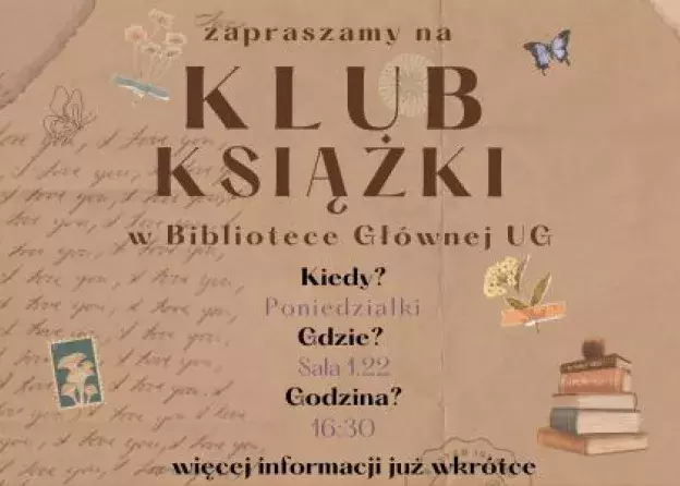 Klub Książki w Bibliotece UG - wracamy!