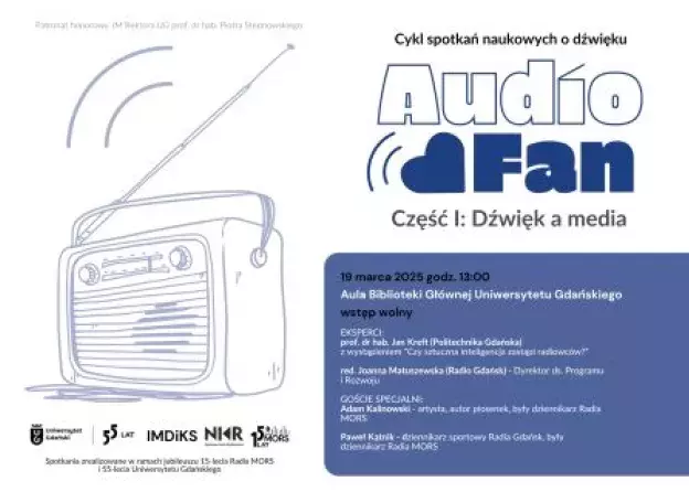 Cykl naukowych spotkań „AudioFan” w Bibliotece UG