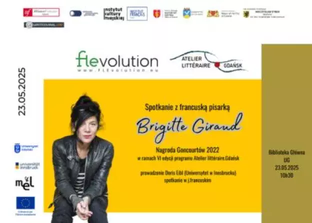 Spotkanie z Brigitte Giraud w Bibliotece Głównej
