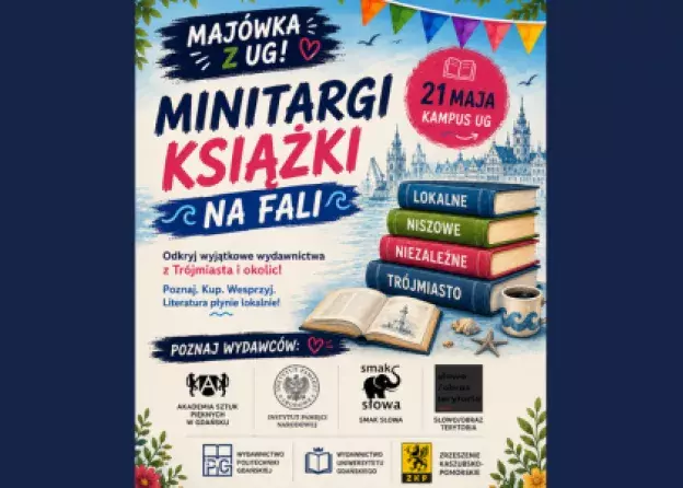 Minitargi Książki „Na Fali” podczas MAJÓWKI Z UG!