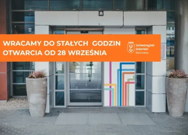 Wracamy do stałych godzin otwarcia!