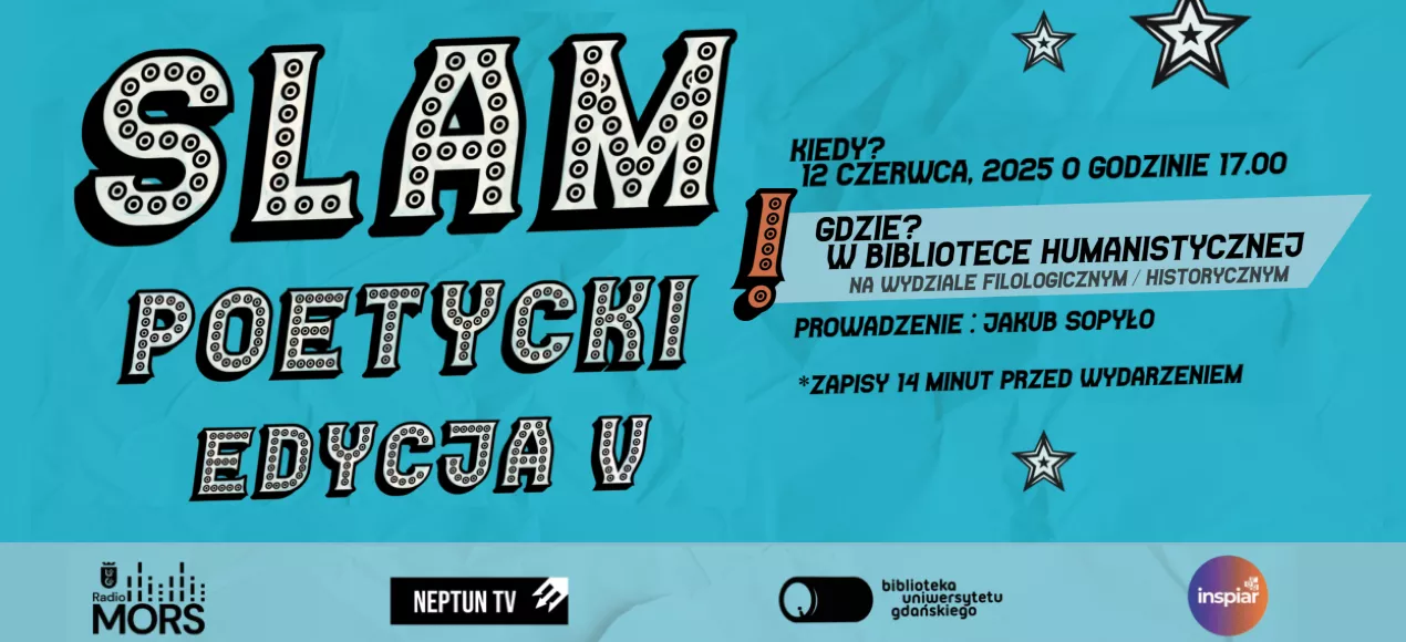 Slam poetycki edycja 5. w Bibliotece Humanistycznej 