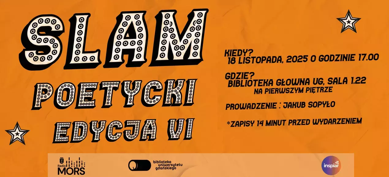 Slam poetycki - edycja VI