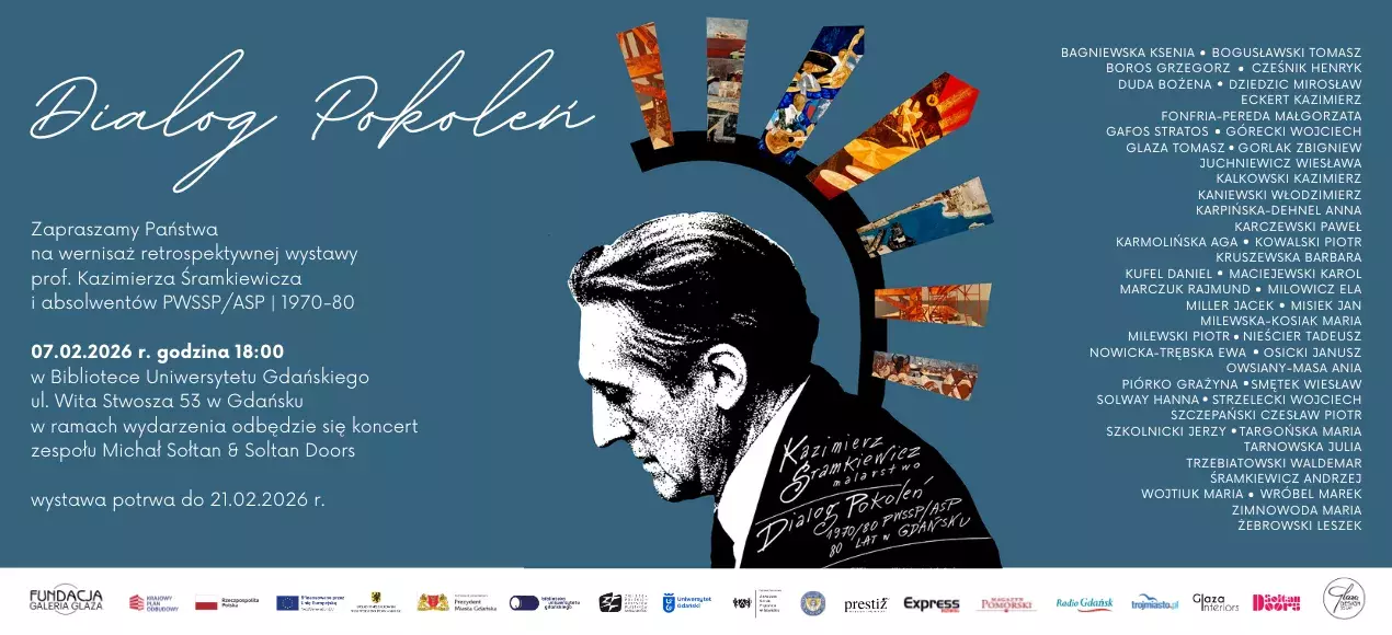 Dialog Pokoleń. Retrospektywna wystawa prof. Kazimierza Śramkiewicza i absolwentów PWSSP/ASP 1970-80