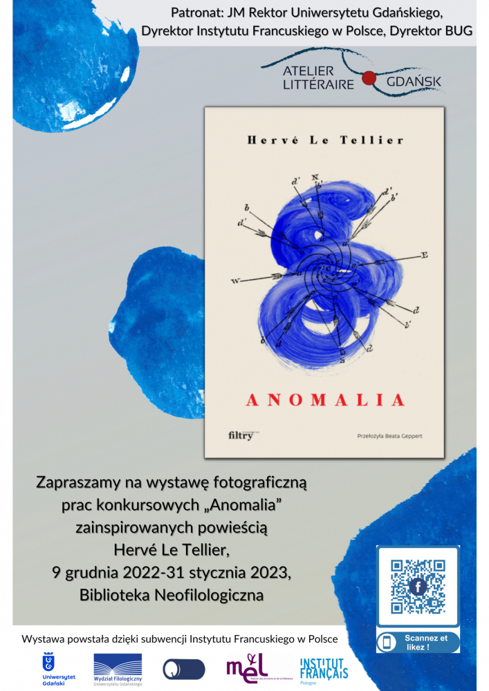 Plakat wystawy Anomalia